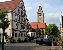 Saint Martin parish church and town hall