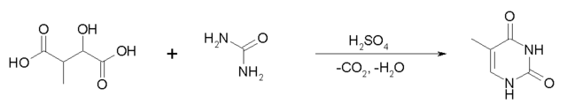 Synthese van thymine