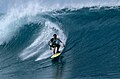Surfer in het zuiden van Nias