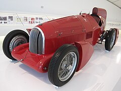The Tipo B Aerodinamica variant with Guy Moll won the Avus GP in 1934.