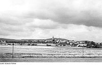 View from the Mill toward the village