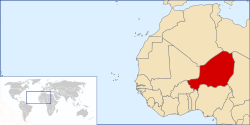 Mapa ya Niger