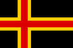 Föreslagen nationsflagga för Tyskland, omkring 1919.