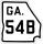 State Route 54B marker