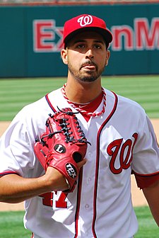 González im Trikot der Washington Nationals (2012)