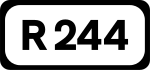 R244 road shield}}