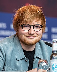 Ed Sheeran smiling