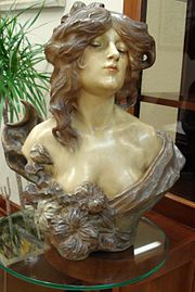 Sculpture of polychrome terracota by Lambert Escaler [ca] (1902)