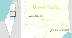 گیوات زیو در the Central West Bank واقع شده