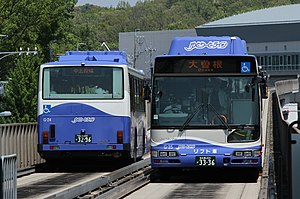 走行中の車両