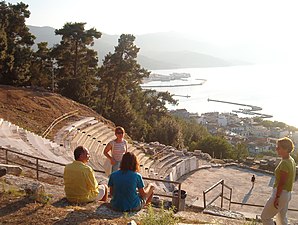 Το αρχαίο θέατρο της Θάσου.