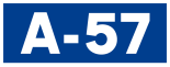 Autovía A-57 shield}}