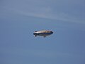 Photograph of a Goodyear Blimp taken with a Nikon Coolpix L110