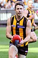 Liam Shiels playing for Hawthorn