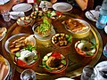 Image 31A large plate of Jordanian mezze in Petra (from Culture of Jordan)