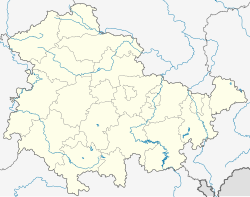 Kranichfeld is located in Thuringia