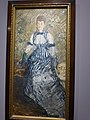 Femme en robe à rayures, 1877-1880, huile sur toile, hôtel de Caumont (Aix-en-Provence)