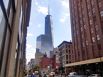 One World Trade Center w Manhattanje