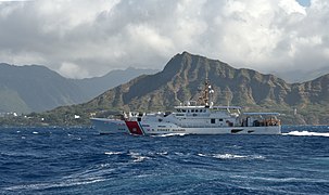 A view from the south, including Diamond Head Lighthouse