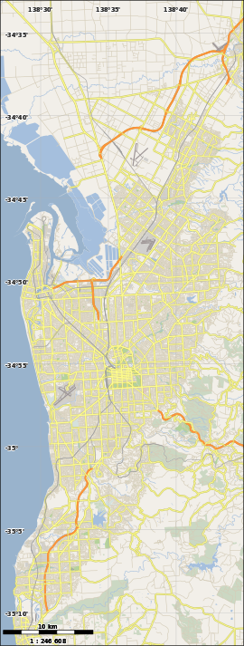 Grange Road, Adelaide is located in Greater Adelaide