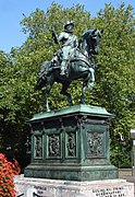 Estatua ecuestre de Guillermo el Taciturno en La Haya, de Émile de Nieuwerkerke (1845).