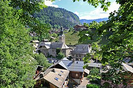 August 2010 view of Morzine