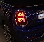 Union Jack rear lights lit-up[72]