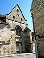 L'ancienne chapelle du couvent des Carmes menaçant ruine, vue depuis la rue du Lion.