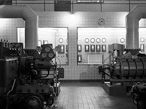 Gasverkets pumpcentral 1953