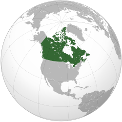 Canada (orthographic projection)