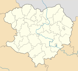 Ternova is located in Kharkiv Oblast