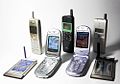 Image 37Personal Handy-phone System mobiles and modems, 1997–2003 (from Mobile phone)