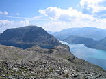 A cordilheira de Jotunheimen