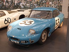 Panhard-Levassor Coach CD Dyna Coupé Le Mans, de 1962 (vainqueur de la classe 0,85 l).