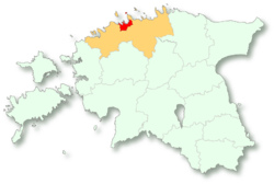 Localização de Talim, no território estoniano.