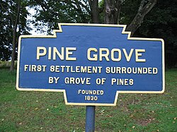 Official logo of Pine Grove, Pennsylvania