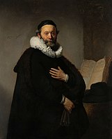 Retrato de Johannes Wtenbogaert, 1633.