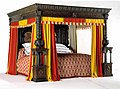 Das prunkvolle „Große Bett von Ware“ (um 1590). Victoria and Albert Museum, London