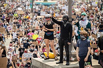 Protestors in Philadelphia