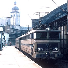 Locomotief 1802 op 2 april 1976 te Köln Hauptbahnhof