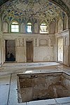 The hammam of the Shahi Qila Palace in Burhanpur, India (17th century)