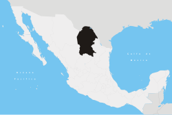 State o Coahuila athin Mexico