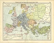 Map of Europe around 1000