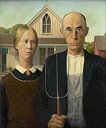 Grant Wood, American Gothic, 1930