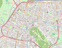Zemljevid centra Ljubljane