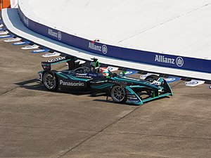 Nelson Piquet Jr. (pictured at the 2018 Berlin ePrix) was the team's first major signing.