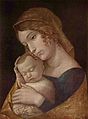 Madona so spiacim dieťaťom ( ~ 1454)