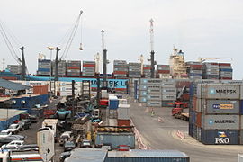 Cargo facility in Luanda.