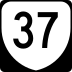 State Route 37 marker