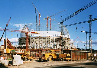 Globen i september 1987